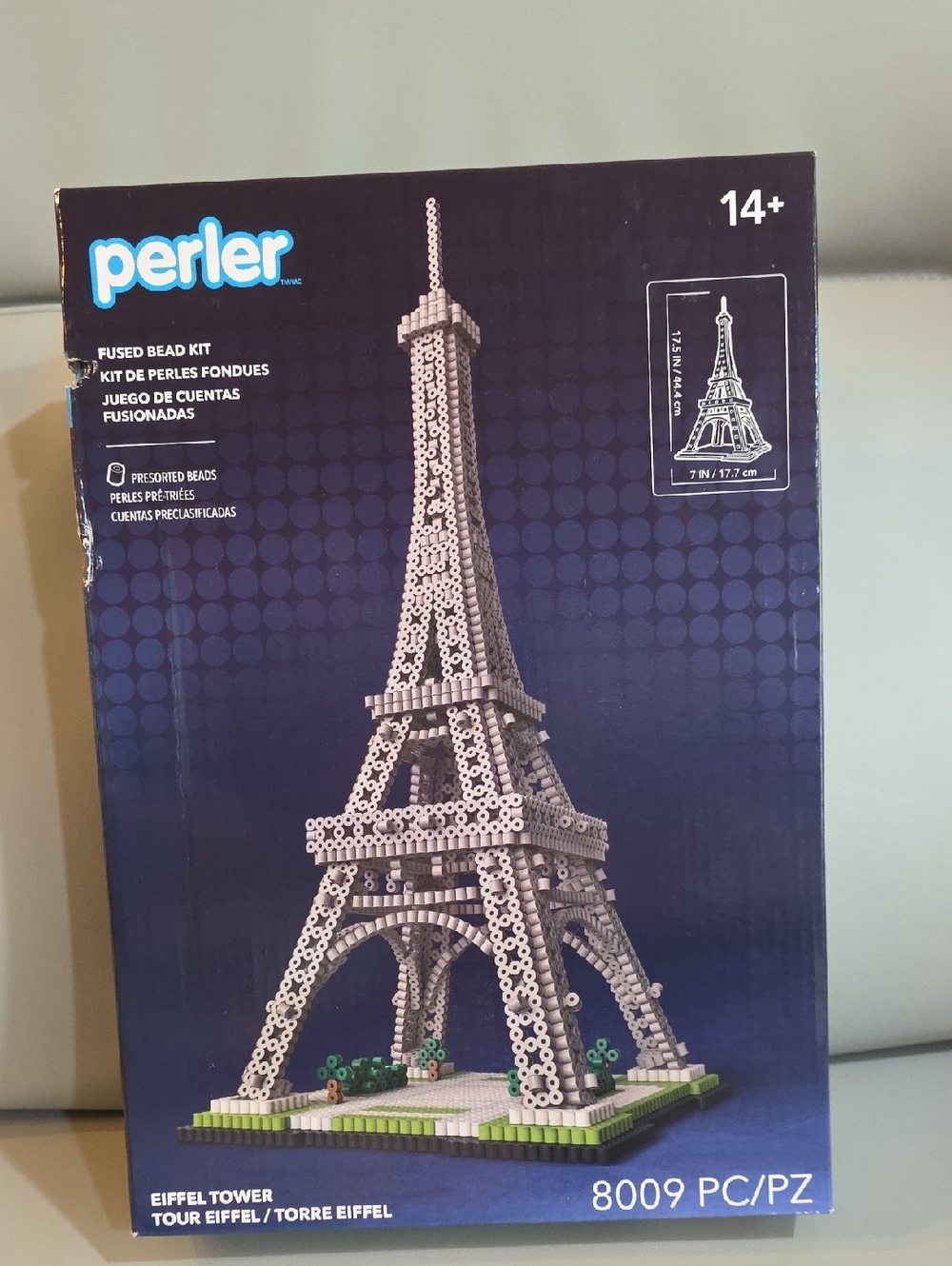 Eiffel Tower Perler Fused Bead Kit NIB